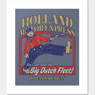 Holland Motor Express Big Dutch Fleet 1929 Posters and Art